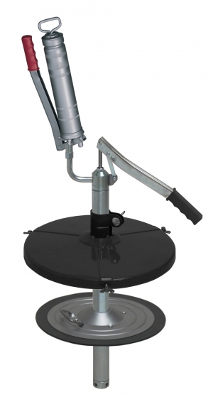 Grease gun filler pump ecoFILL 200-standard<br>for 200 kg drums, Inner-Ø 550 - 590 mm