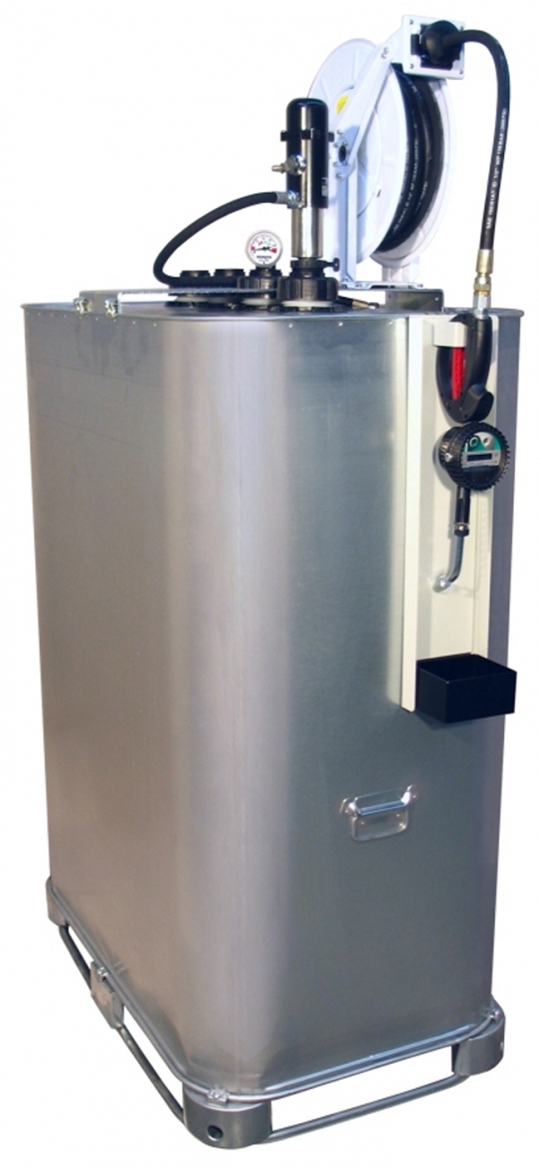 Lube-Tank P-1000T-R-E<br>with electronic meter, approved