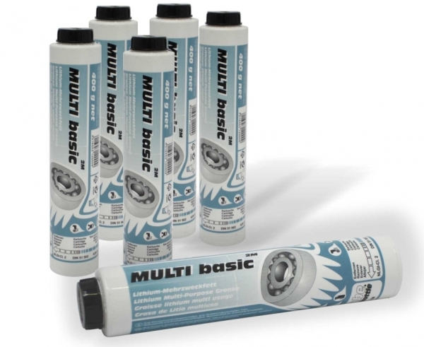 Grease cartridges 400 g Lube-Shuttle®<br>MULTI basic 2M   (MPQ 24)