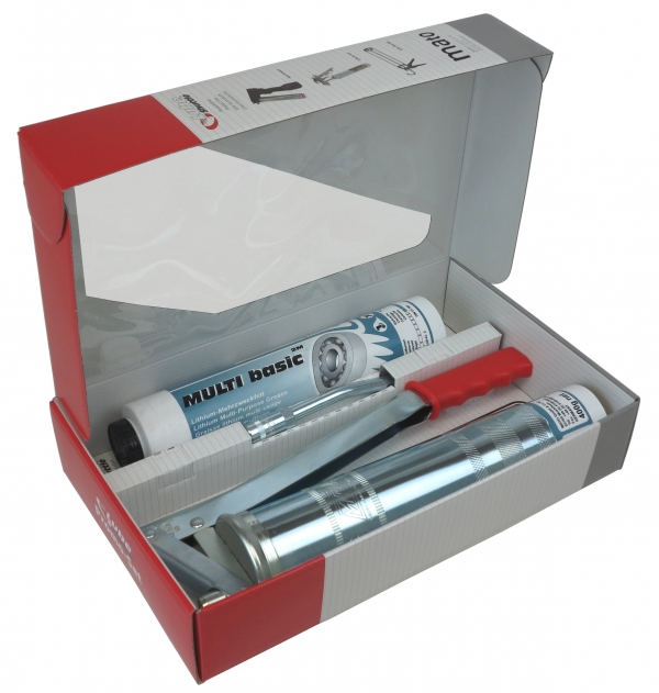 Lube-Shuttle Promo-Set<br>with rigid tube E4024, R1/8&quot;