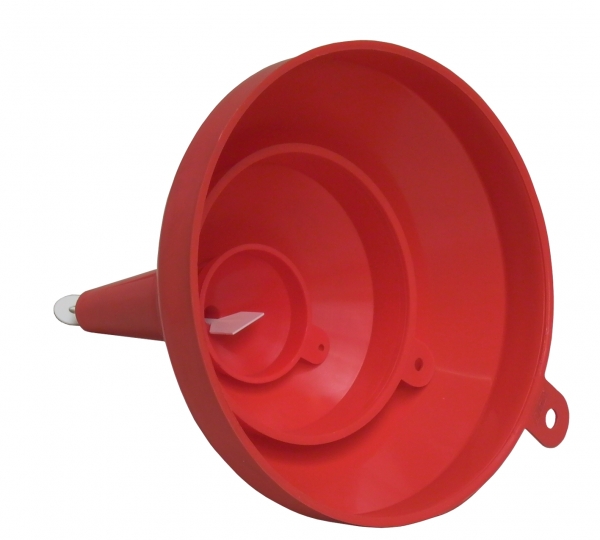 Plastic funnel set   F-PP-set 3<br>ø 75/160/235 mm