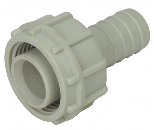 Meter fitting tube, straight<br>with hose socket DN19 (3/4&quot;)